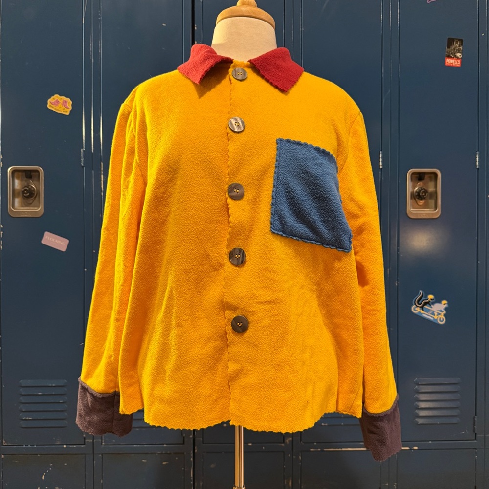 Fashion Brand Company Yellow Jacket with Blue Pocket American Girl Doll - Picture 5 of 6